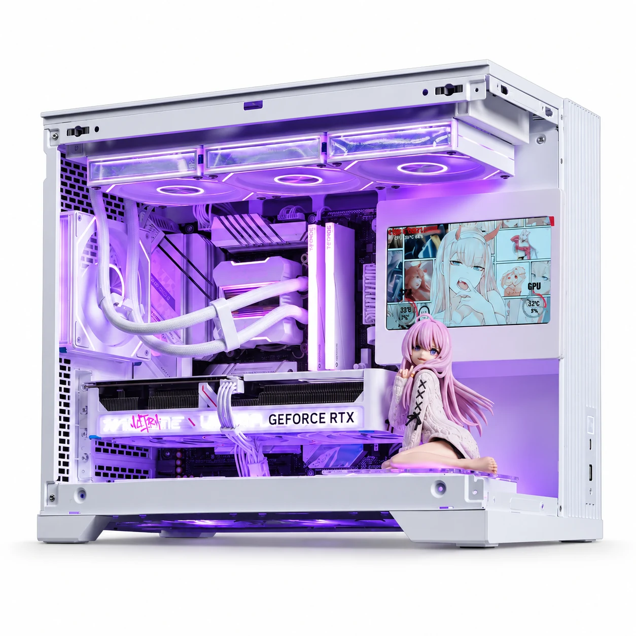 追风者 PHANTEKS XT V3 小清风，白色装机展示