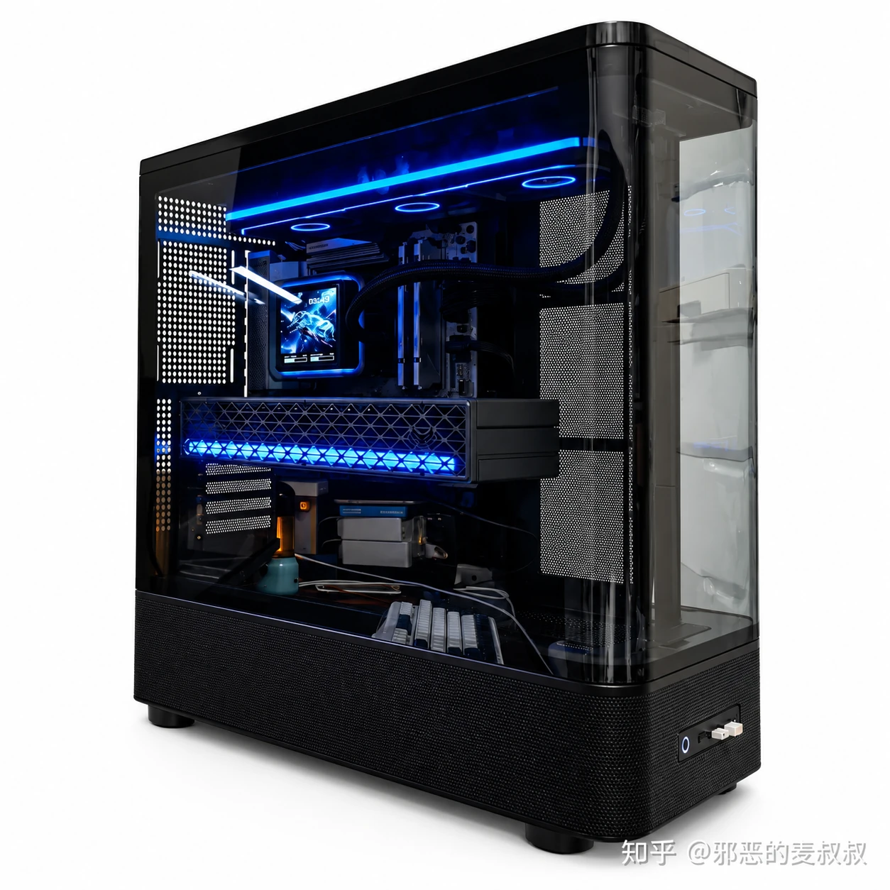 乔思伯 JONSBO TK-5，黑色装机展示