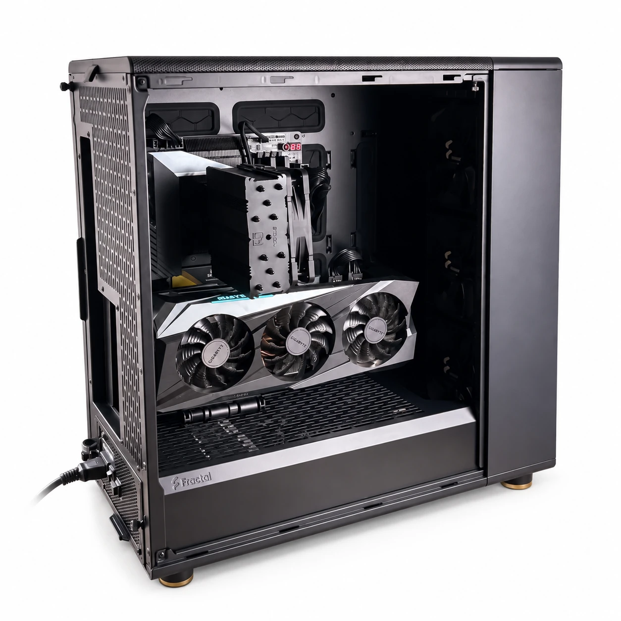 分形工艺 Fractal Design NORTH XL，黑色装机展示