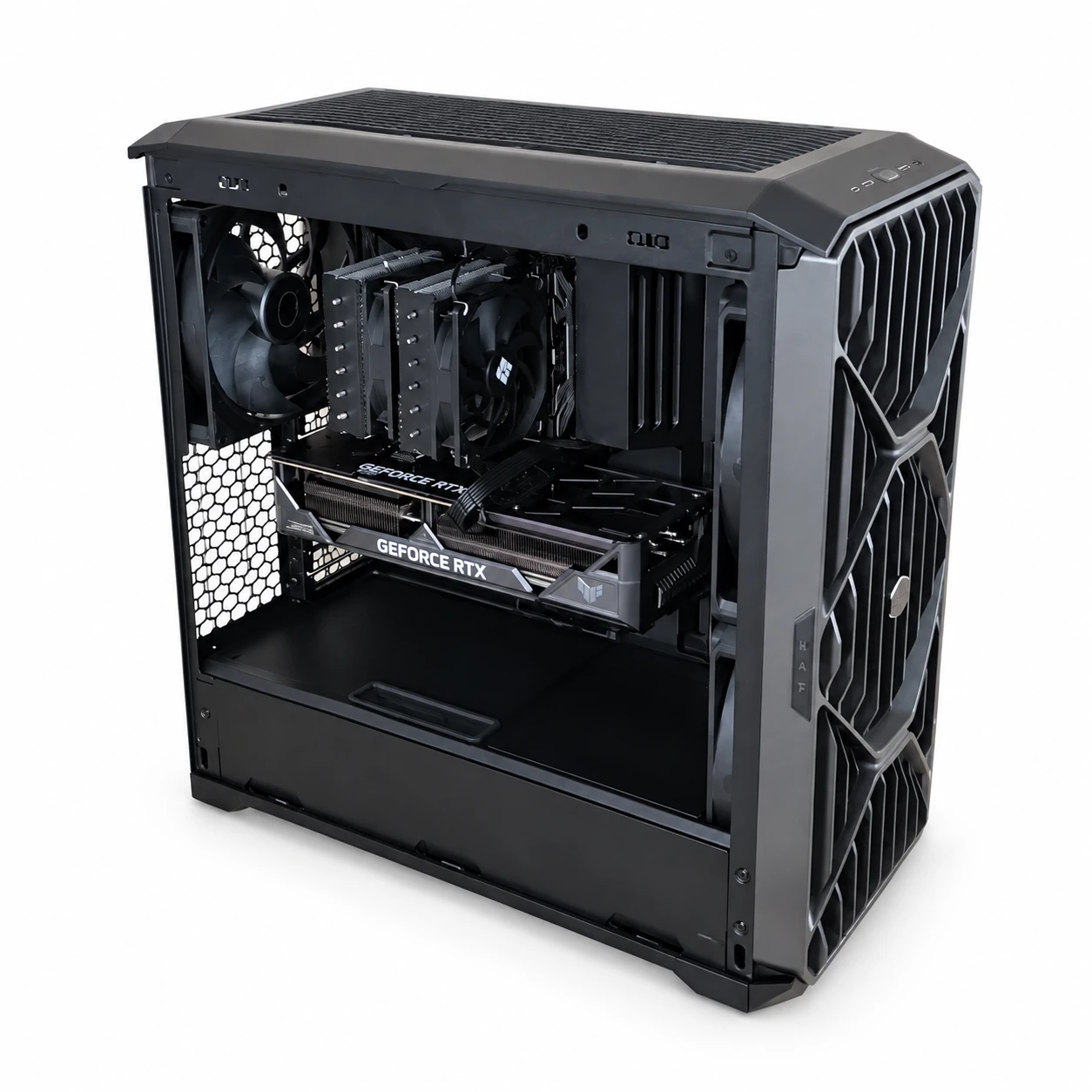 酷冷至尊 Cooler Master HAF II 500，黑色装机展示