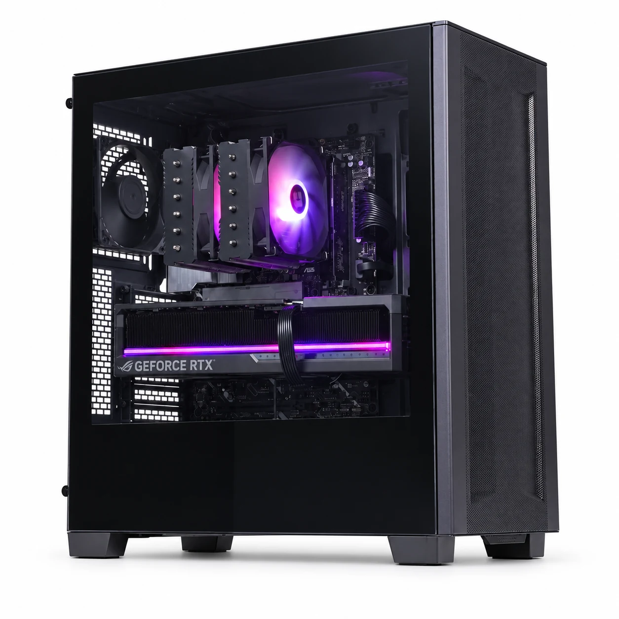追风者 PHANTEKS XT PRO，黑色装机展示